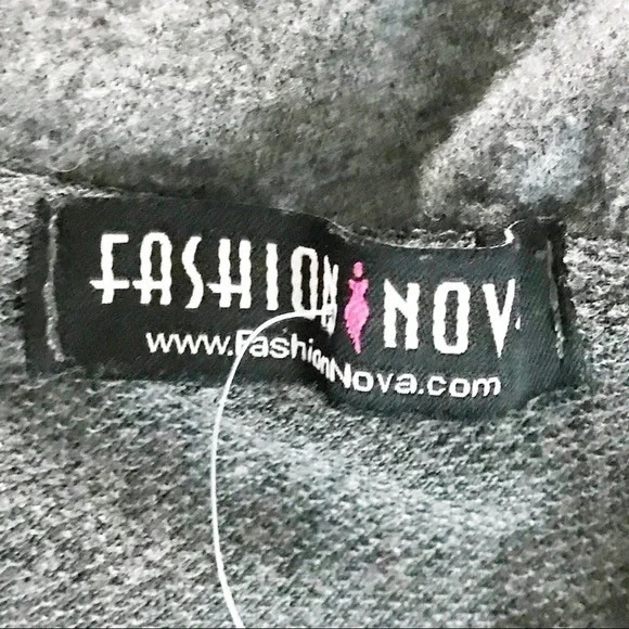 Fashion Nova Gray Off Shoulder Dress‎ - Picture 8 of 8